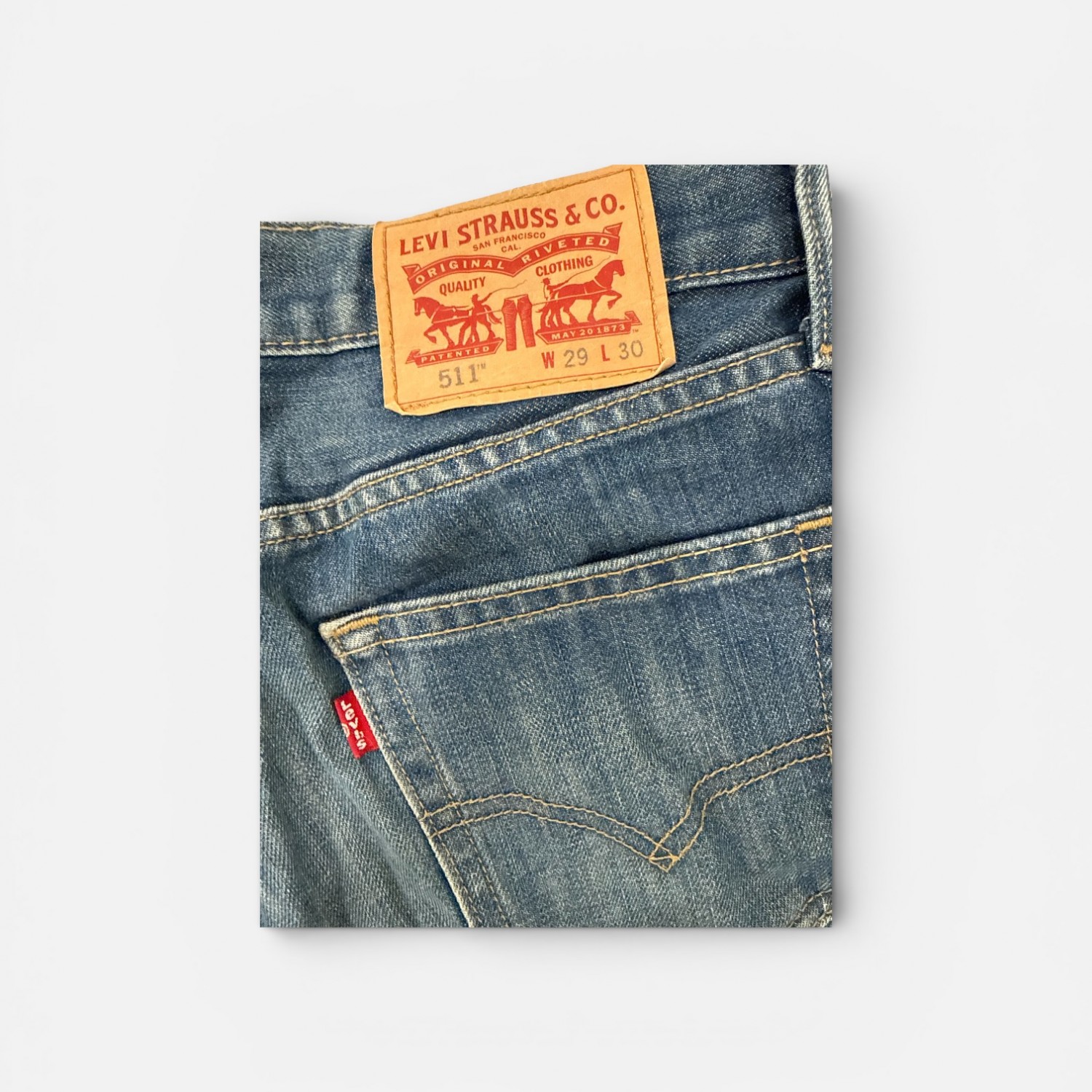 Levi’s Classic Blue Slim Jeans